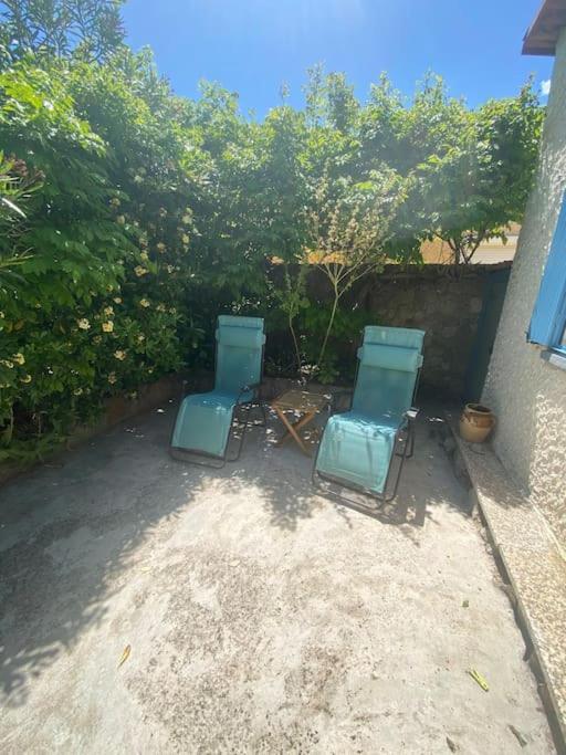 A L'Ombre Du Figuier ! Maisonnette Jardin / Parking / Proche Mer 弗龙蒂尼昂 外观 照片